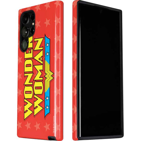 DC Comics Wonder Woman Logo Galaxy S22 Ultra Pro Case