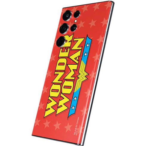 DC Comics Wonder Woman Logo Galaxy S22 Ultra Skin