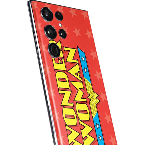 DC Comics Wonder Woman Logo Galaxy S22 Ultra Skin