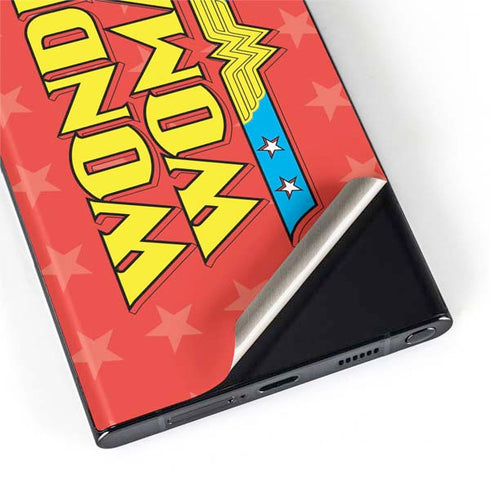 DC Comics Wonder Woman Logo Galaxy S22 Ultra Skin