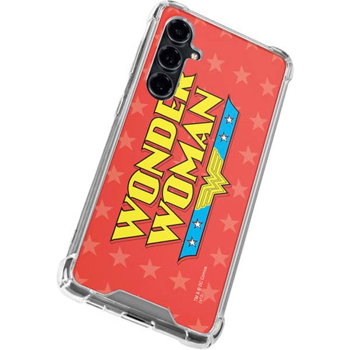 DC Comics Wonder Woman Logo Galaxy S23 FE Clear Case