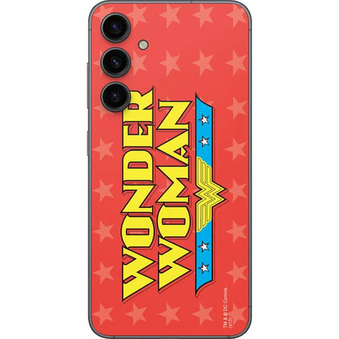 DC Comics Wonder Woman Logo Galaxy S23 FE Skin
