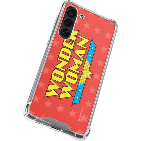 DC Comics Wonder Woman Logo Galaxy S23 Plus Clear Case