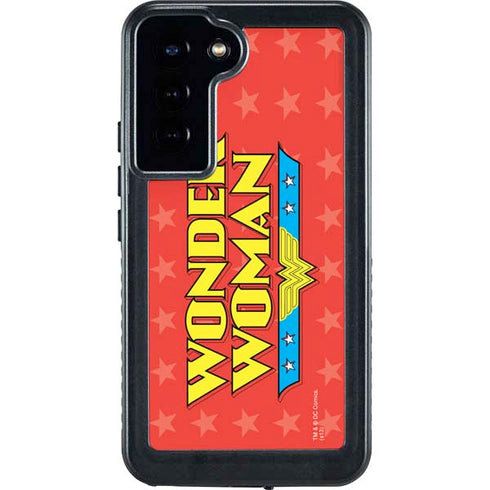 DC Comics Wonder Woman Logo Galaxy S23 Plus Waterproof Case