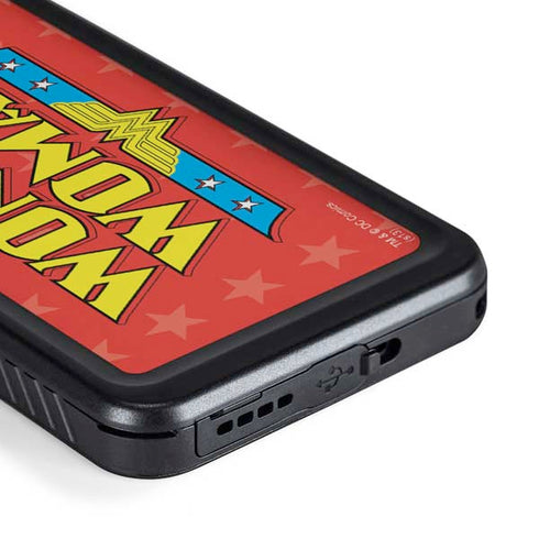 DC Comics Wonder Woman Logo Galaxy S23 Plus Waterproof Case