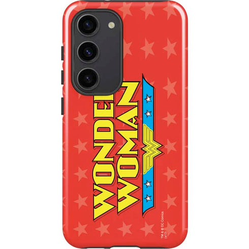 DC Comics Wonder Woman Logo Galaxy S23 Pro Case