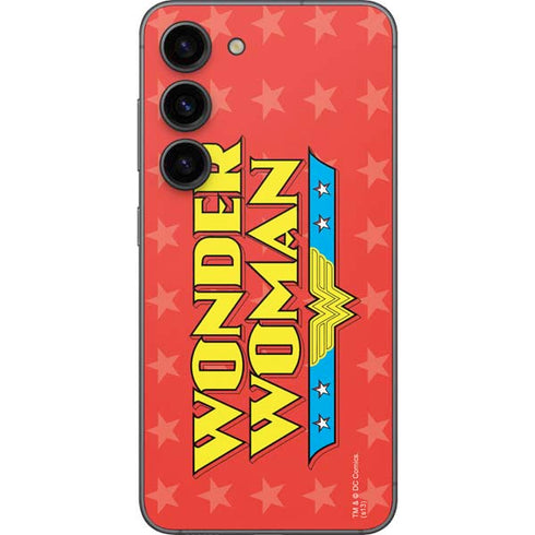 DC Comics Wonder Woman Logo Galaxy S23 Skin