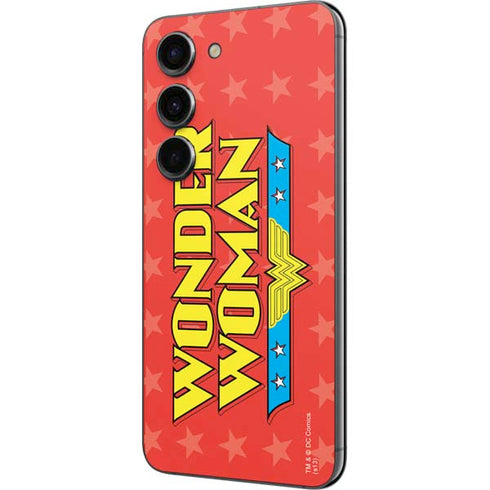 DC Comics Wonder Woman Logo Galaxy S23 Skin