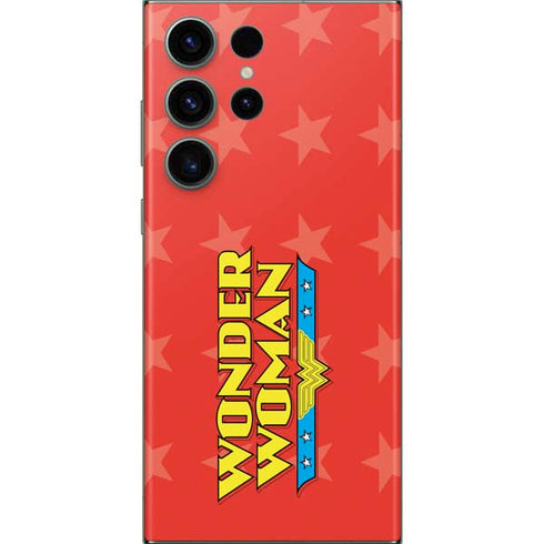 DC Comics Wonder Woman Logo Galaxy S23 Ultra Skin