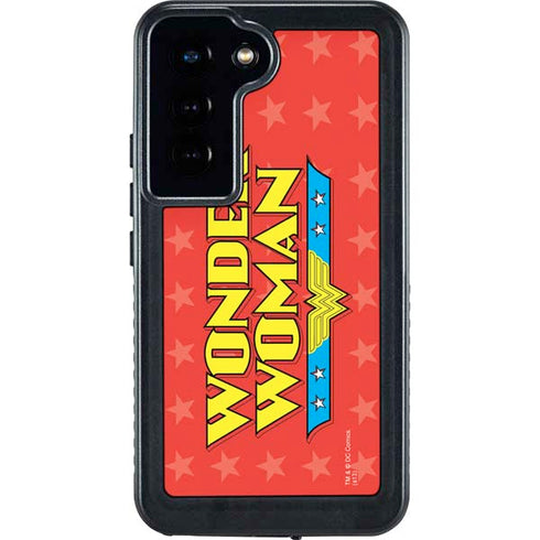 DC Comics Wonder Woman Logo Galaxy S23 Waterproof Case