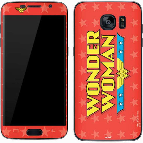 DC Comics Wonder Woman Logo Galaxy S7 Skin