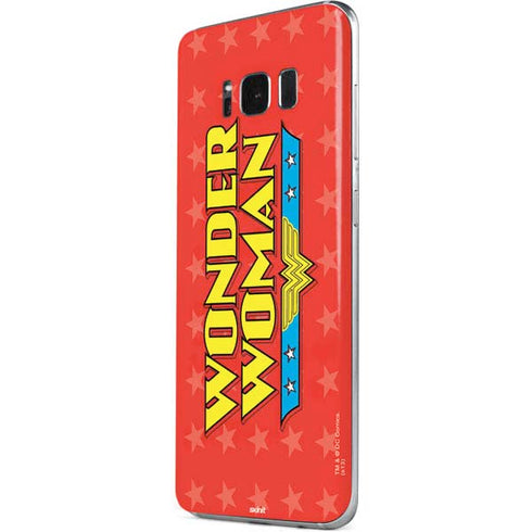 DC Comics Wonder Woman Logo Galaxy S8 Skin