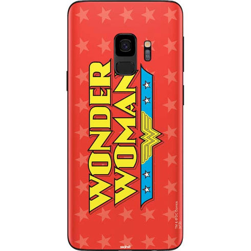 DC Comics Wonder Woman Logo Galaxy S9 Skin