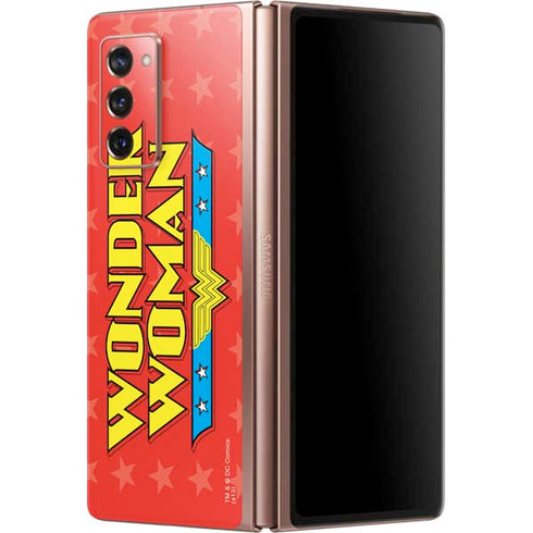 DC Comics Wonder Woman Logo Galaxy Z Fold2 5G Skin