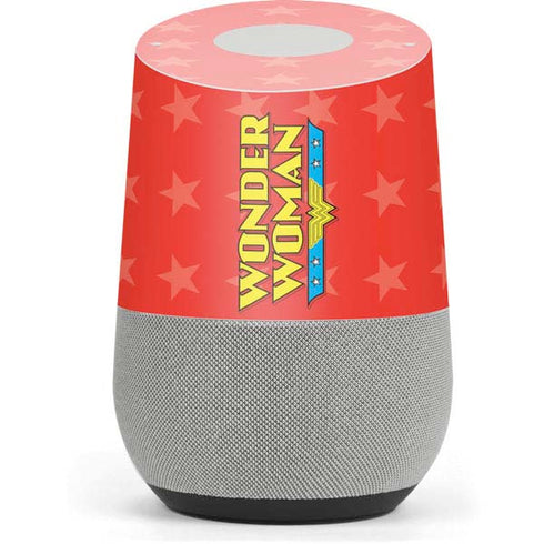 DC Comics Wonder Woman Logo Google Home Skin