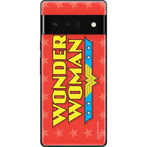 DC Comics Wonder Woman Logo Google Pixel 6 Pro Skin