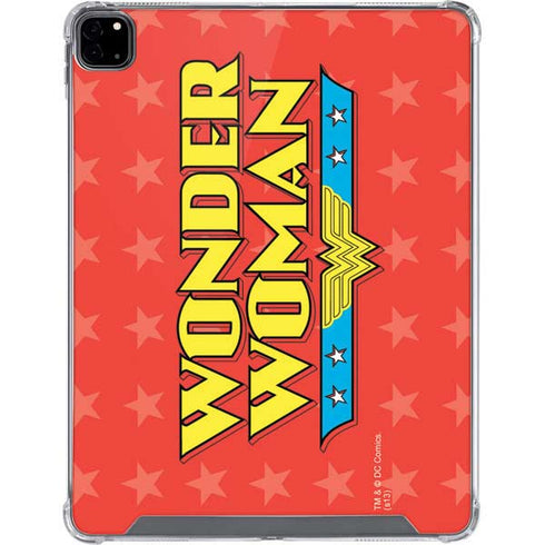 DC Comics Wonder Woman Logo iPad Pro 12.9in (2020) Clear Case