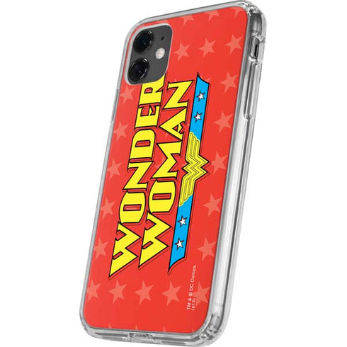 DC Comics Wonder Woman Logo iPhone 11 Clear Case