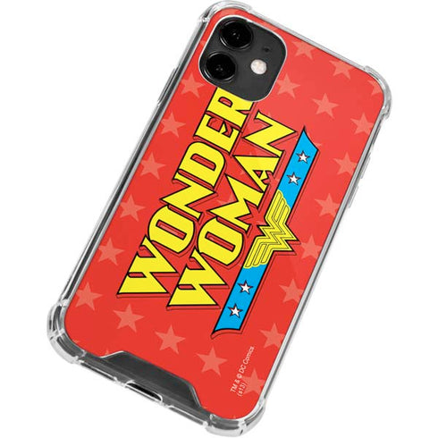 DC Comics Wonder Woman Logo iPhone 12 Clear Case