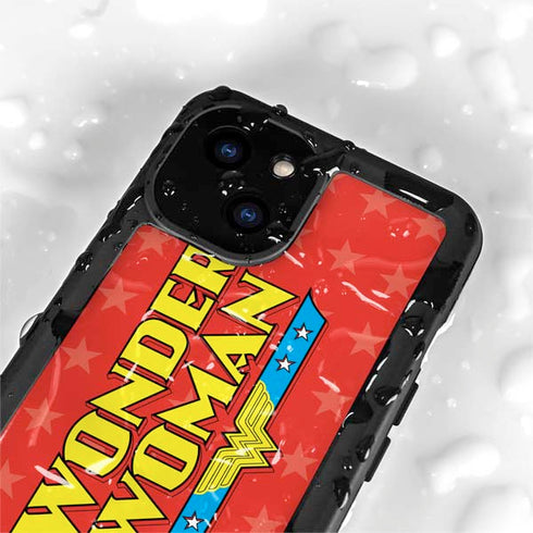 DC Comics Wonder Woman Logo iPhone 13 Mini Waterproof Case