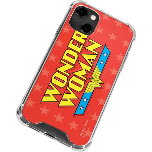 DC Comics Wonder Woman Logo iPhone 14 Clear Case