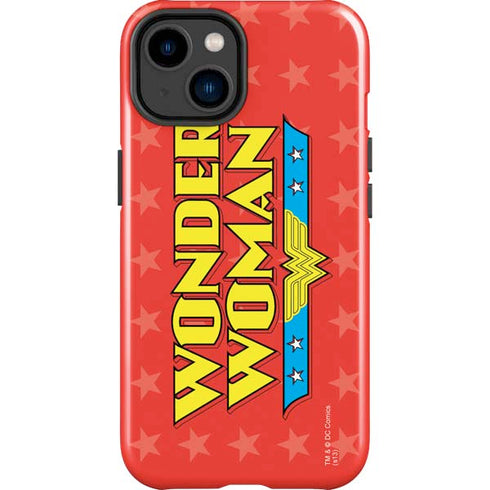DC Comics Wonder Woman Logo iPhone 14 Plus Impact Case