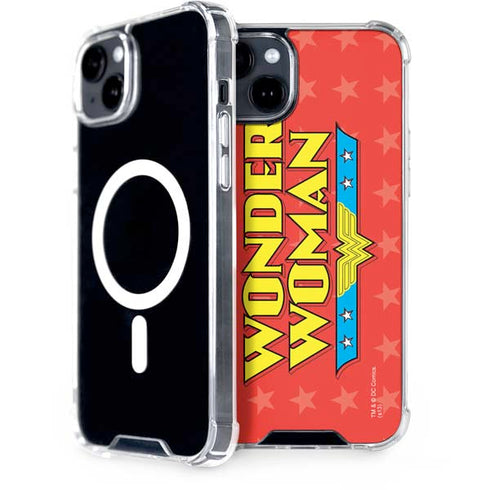 DC Comics Wonder Woman Logo iPhone 15 Plus MagSafe Case