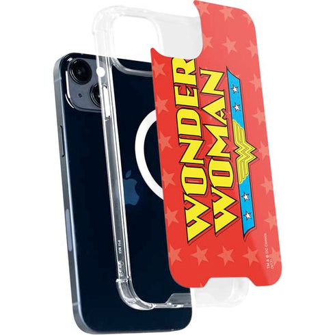 DC Comics Wonder Woman Logo iPhone 14 Plus MagSafe Case