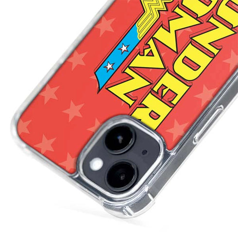 DC Comics Wonder Woman Logo iPhone 15 Plus MagSafe Case