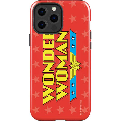 DC Comics Wonder Woman Logo iPhone 15 Pro Max Impact Case