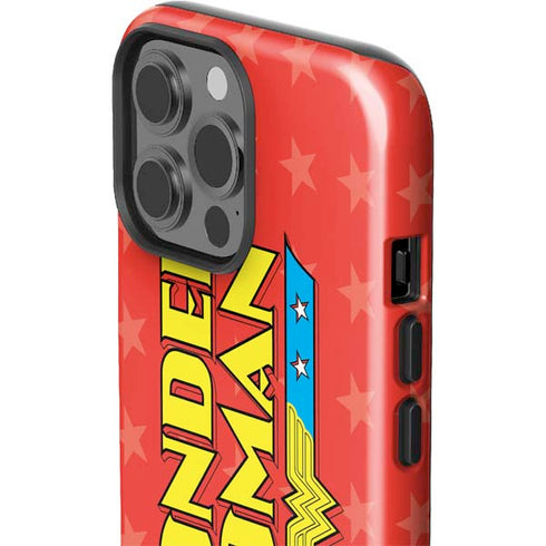 DC Comics Wonder Woman Logo iPhone 15 Pro Max Impact Case