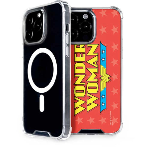 DC Comics Wonder Woman Logo iPhone 14 Pro Max MagSafe Case
