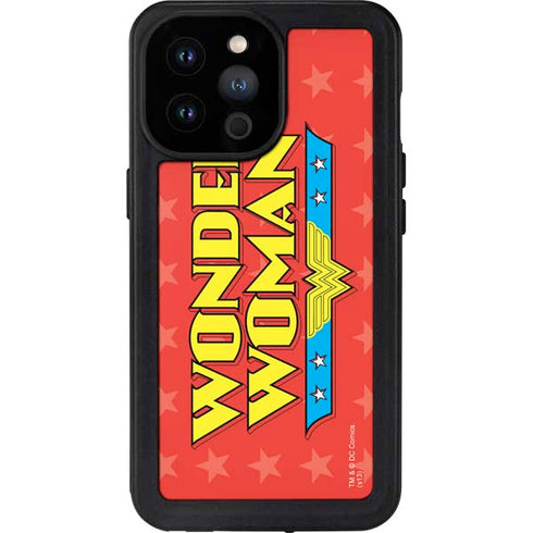 DC Comics Wonder Woman Logo iPhone 14 Pro Max Waterproof Case