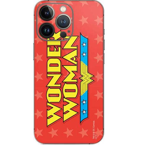 DC Comics Wonder Woman Logo iPhone 14 Pro Skin