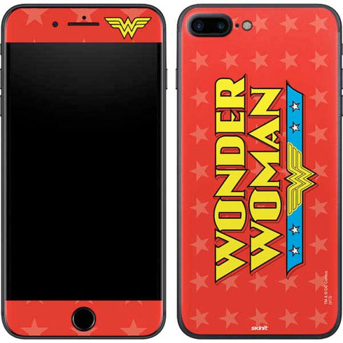 DC Comics Wonder Woman Logo iPhone 8 Plus Skin