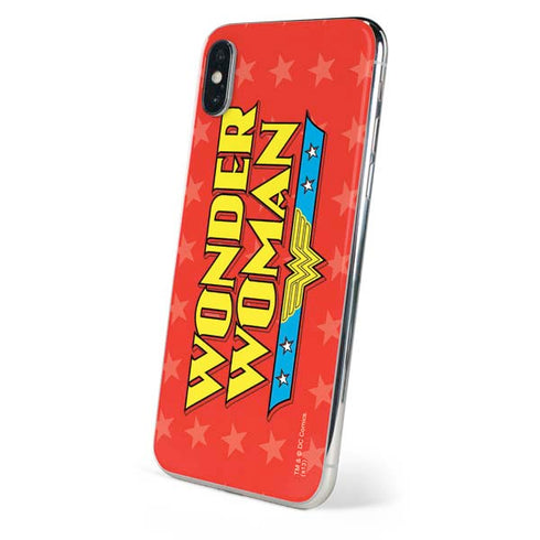 DC Comics Wonder Woman Logo iPhone X Skin