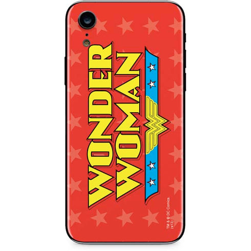 DC Comics Wonder Woman Logo iPhone XR Skin