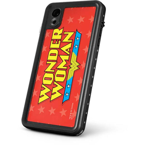 DC Comics Wonder Woman Logo iPhone XR Waterproof Case