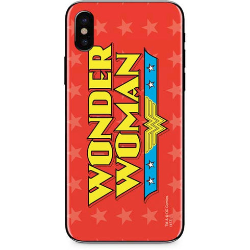DC Comics Wonder Woman Logo iPhone XS Max Skin