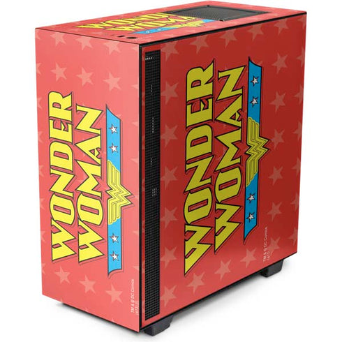 DC Comics Wonder Woman Logo NZXT H510 Compact ATX Mid-Tower Case Skin