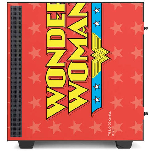DC Comics Wonder Woman Logo NZXT H510 Compact ATX Mid-Tower Case Skin