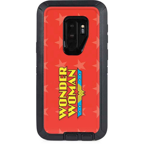 DC Comics Wonder Woman Logo Otterbox Defender Galaxy Skin