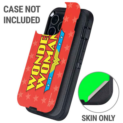 DC Comics Wonder Woman Logo Otterbox Defender iPhone Skin