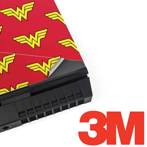 DC Comics Wonder Woman Logo Pattern Dell Alienware Skin