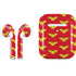 DC Comics Wonder Woman Logo Pattern Apple AirPods 2 Skin