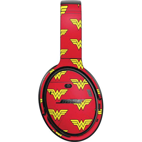 DC Comics Wonder Woman Logo Pattern Bose QuietComfort 35 Headphones Skin