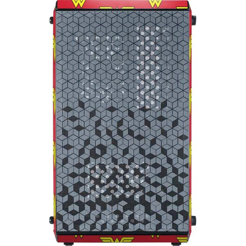 DC Comics Wonder Woman Logo Pattern Cooler Master MasterBox Q300L Mini Tower Skin