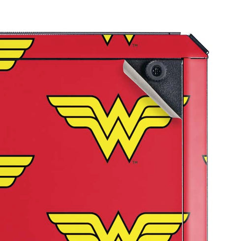 DC Comics Wonder Woman Logo Pattern Cooler Master MasterBox Q300L Mini Tower Skin