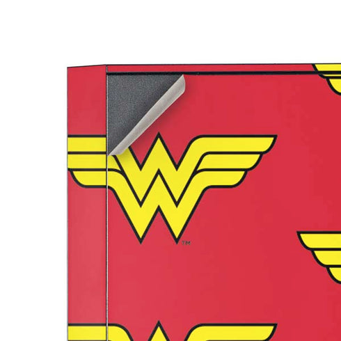 DC Comics Wonder Woman Logo Pattern Corsair 4000D Tempered Glass Mid-Tower ATX Case Skin