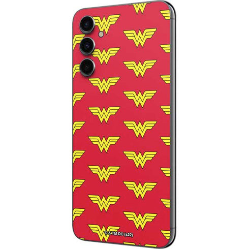 DC Comics Wonder Woman Logo Pattern Galaxy A14 5G Skin